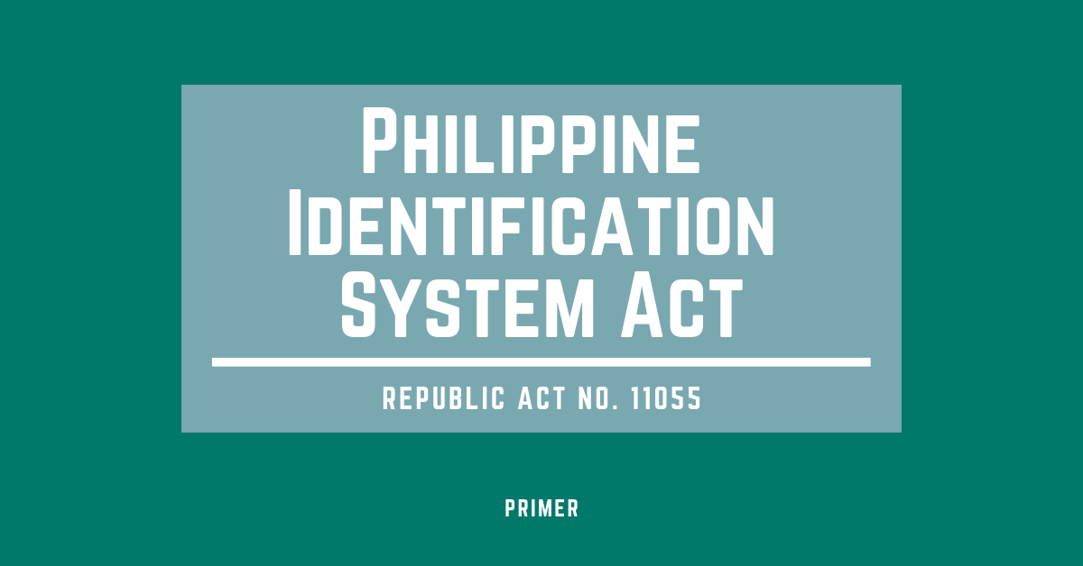 Downloadable] RA 11055: Philippine Identification System Act